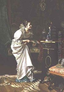 Paying her Respects to his High Mightiness by Tito Conti