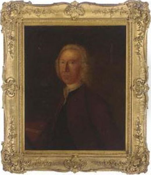 Portrait Of Rowland Lacon, Bust-length, Holding A Book In His Right Hand - view 1