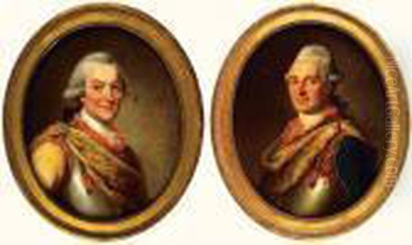 Portrait De Charles-francois De Chancel, Capitaine De Cavalerie, Ne Le 16 Octobre 1746. - view 1