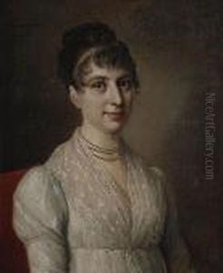 Retrato De Madame Thiesselin by Johann Ernst, Julius Heinsius