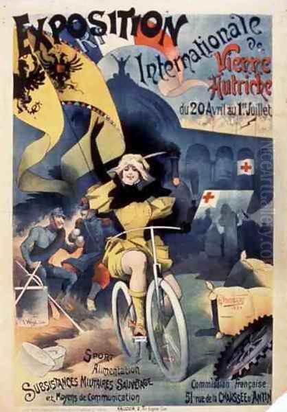 Poster for the 'International Exhibition of Vienna, Austria' at the Commission Francaise, 20 April-1 July 1894 - view 1