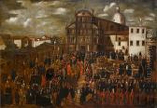 The Doge In Procession To San Zaccaria, Venice - view 1