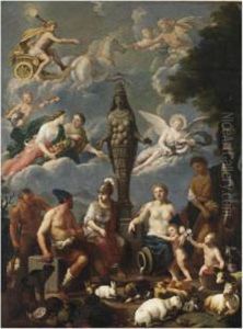 An Allegory Of Fertility With The Statue Of Artemis