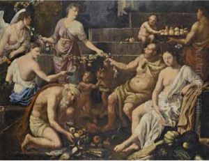 Allegory Of The Four Seasons by Johann Heiss