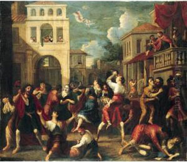 The Rape Of The Sabines - view 1