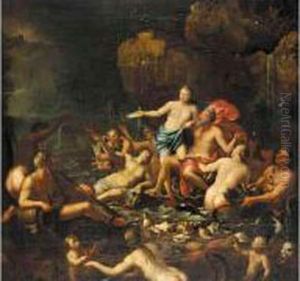 The Triumph Of Neptune And Amphitrite by Johann Heiss