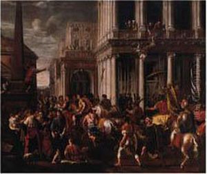 The Death Of Jezebel by Johann Heiss