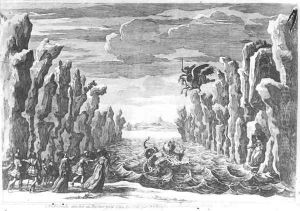 Set design by Torelli for 'Andromede' by Francois Chauveau