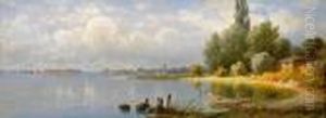 Blick Vom Osten Auf Die
Inselstadt Lindau Im Morgendlichen Licht An Einem Sonnigen Fruhlingstag by Paul Heitinger