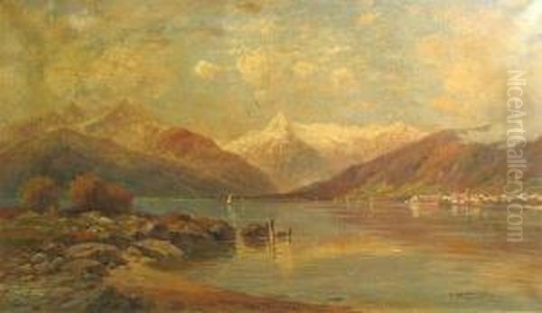 A View Of An Alpine Lake - view 1