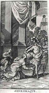 Andromache at the Feet of Pyrrhus, from 'Andromache' by Francois Chauveau