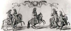 Carrousel for Louis XIV (1639-1715) c.1662 by Francois Chauveau