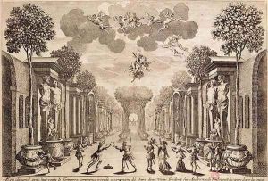 Set design for 'Andromede'
