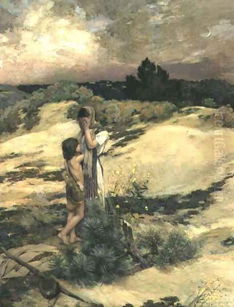 Hagar and Ishmael - view 1