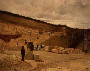 Monsieur Pascal's Quarry near Nanterre by Jean-Charles Cazin