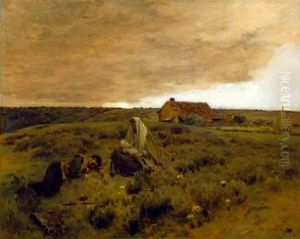 Weary Wayfarers by Jean-Charles Cazin