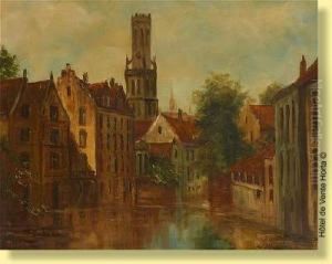 Quai Du Rosaire by Gustave Helinck