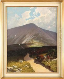 Widok Na Sniezke by Rudolf Hellgrewe