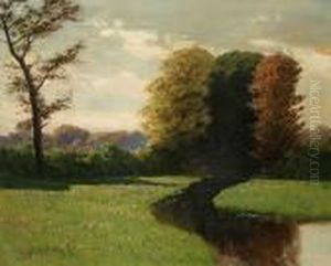 Wiesen-baumlandschaft by Rudolf Hellgrewe