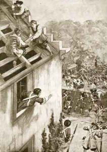 The assault of Dunkeld