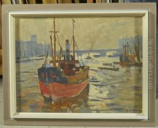 Schiff Auf Themse. - view 1