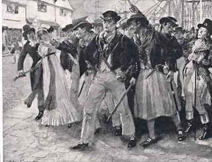 Naval Mutineers Ashore by John Cameron