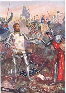 The Surrender of John II of France at the Battle of Poitiers by John Cameron