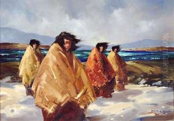 Women At The Shoreline - view 1