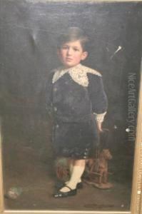 Portrait Of Arthur William Berry by Arthur Henry Howard Heming