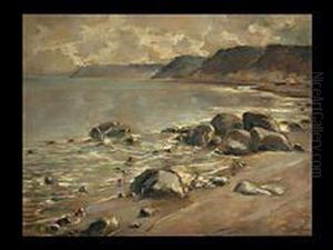 Kustenlandschaft Mit Felsen by Wilhelm Hempfing