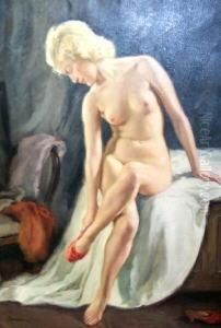 Weiblicher Akt. Unten Links
Signiert Und Datiert Hempfling 1941 Ol Auf Leinwand. 100 X 71 Cm Weiblicher Akt. Unten Links
Signiert Und Datiert Hempfling 1941 Ol Auf Leinwand. 100 X 71 Cm
