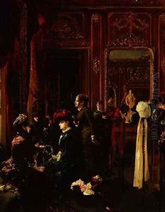 At the Milliners by Louis Robert Carrier-Belleuse
