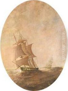 Shipping At Sunset Mixed Media by Bernard Benedict Hemy