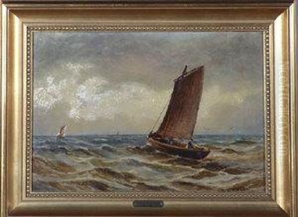 Fishing Boats Putting Out To Sea - view 1