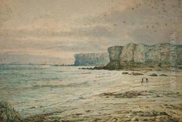 Figures On A Coastline - view 1