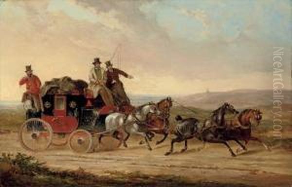 The Derby To London Mail Coach - view 1