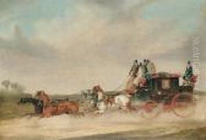A Mail Coach And Four by Charles Cooper Henderson