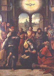 Descent of the Holy Ghost by Pieter Coecke Van Aelst