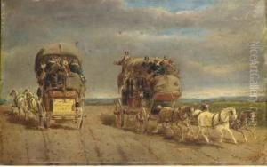 London To York Coaches Passing by Charles Cooper Henderson