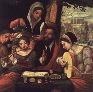 The Music Party by Pieter Coecke Van Aelst