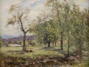 Children By A River by John Henderson
