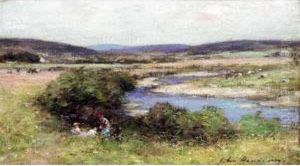 A Picnic Beside The River by John Henderson