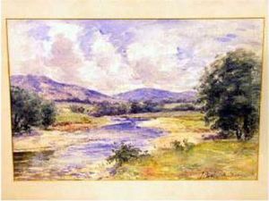Scottish Landscape With River
