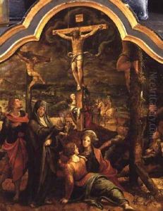 The Crucifixion by Pieter Coecke Van Aelst