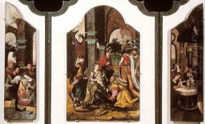 The Adoration of the Magi (2) by Pieter Coecke Van Aelst