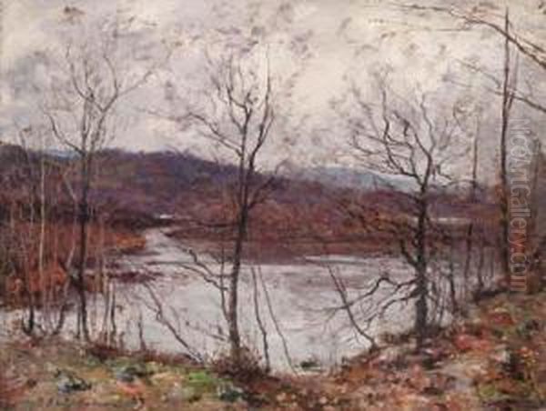 An Autumnal River Landscape - view 1