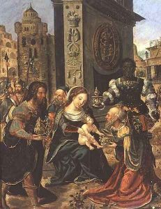 The Adoration of the Magi by Pieter Coecke Van Aelst