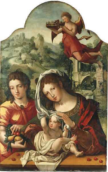 The Virgin and Child with Saint John - view 1