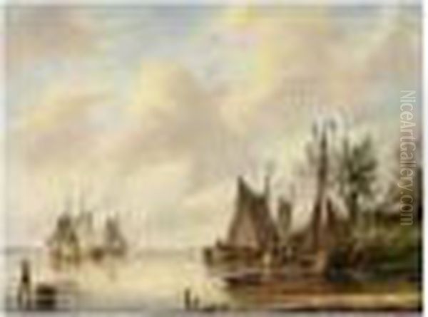 Fishing Boats In An Estuary - view 1