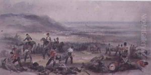 Removing the Dead and Wounded after the Battle of the Alma during the Crimean War, 20 September, 1854
